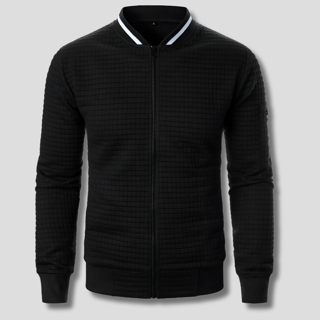 R&B | Bequemer und Warmer Herrenpullover mit Reißverschluss