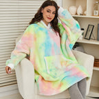 R&B | Übergröße Damen Kapuzenpullover mit Kapuze