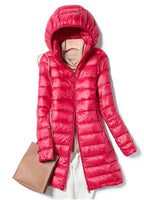 R&B | Ultraleichte Lange Daunenjacke für Damen