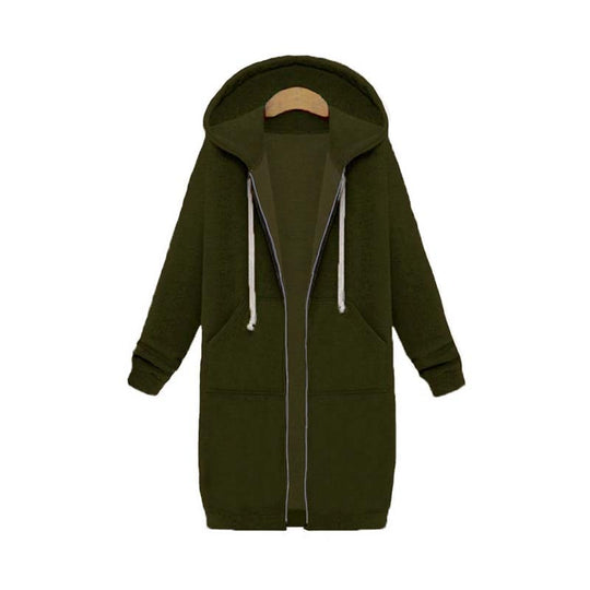 R&B | Chic Lange Sweatshirt-Jacke