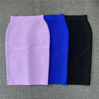 R&B | Frauen Neue Rayon Bandage Rock Elegante Bleistiftrock Berühmte Sexy Club Party Kleidung Vintage Vestios