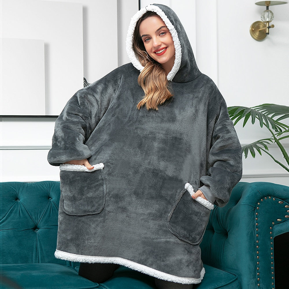 R&B | Übergröße Damen Kapuzenpullover mit Kapuze
