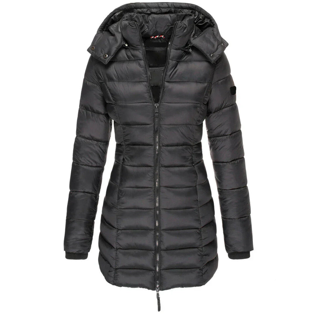 R&B | Wattierte Winterjacke mit Kapuze