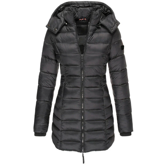 R&B | Wattierte Winterjacke mit Kapuze