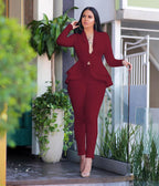 R&B | Blazer mit Volantärmeln