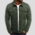R&B | Herren Freizeit Einfarbige Jeansjacke
