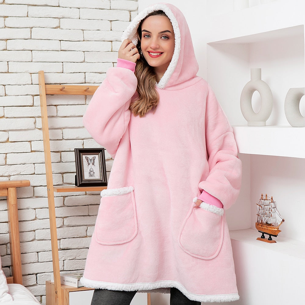 R&B | Übergröße Damen Kapuzenpullover mit Kapuze