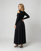 Elegantes Schlitz Abend Maxikleid | R&B