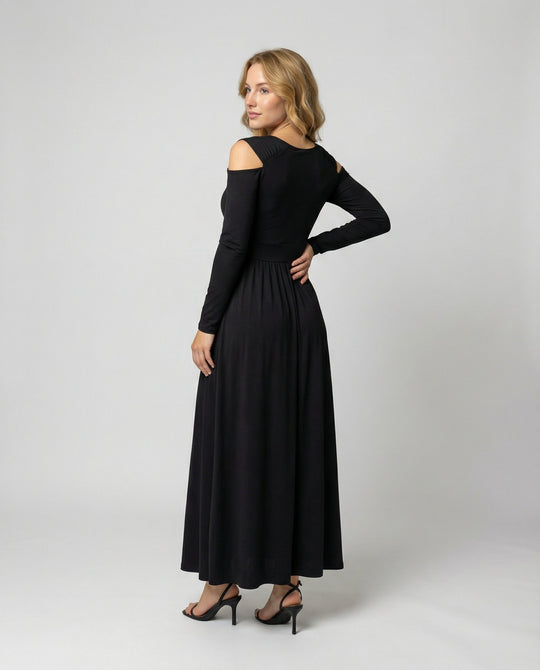 Elegantes Schlitz Abend Maxikleid | R&B