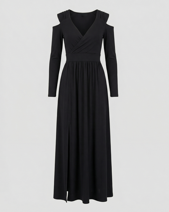 Elegantes Schlitz Abend Maxikleid | R&B