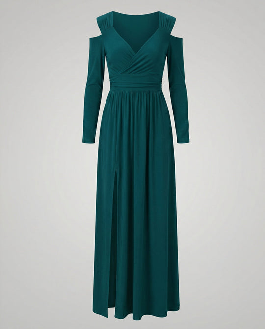 Elegantes Schlitz Abend Maxikleid | R&B