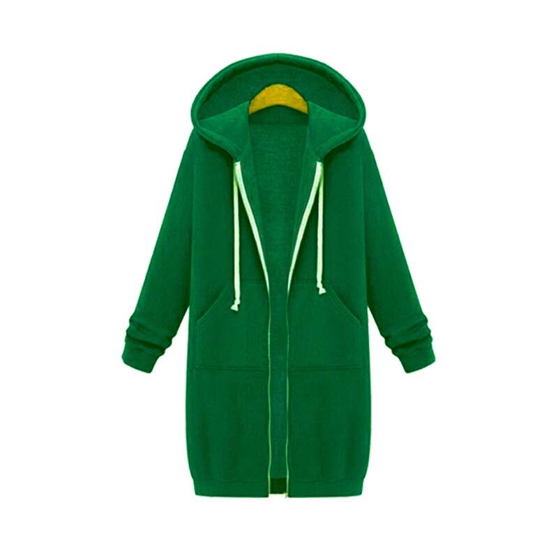 R&B | Chic lange Sweatshirtjacke