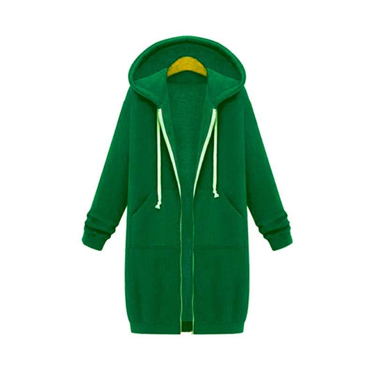 R&B | Chic lange Sweatshirtjacke