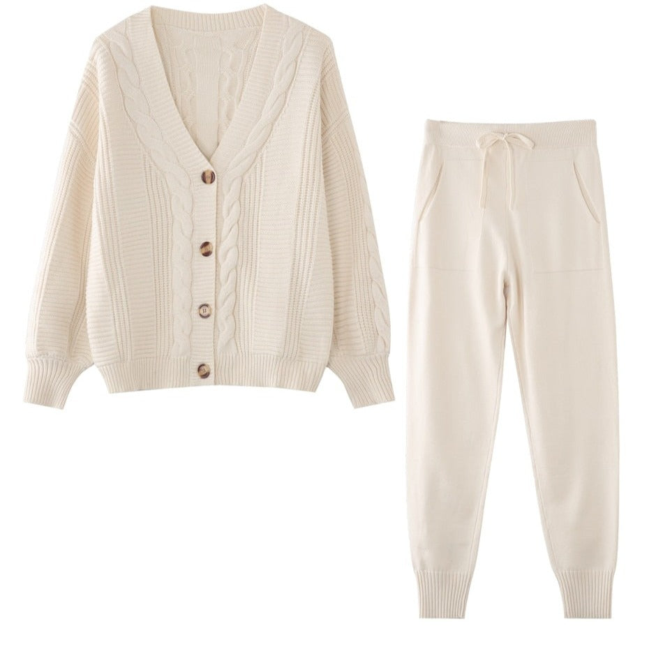 R&B | Stilvolles Set mit Cardigan & Hose