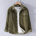 R&B | Langarm Overshirt Aus Weichem Denim