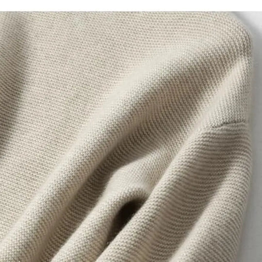 R&B | Oversized Rollkragenpullover Gestricktes Polyester Komfort und Eleganz