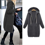 R&B | Chic Lange Sweatshirt-Jacke