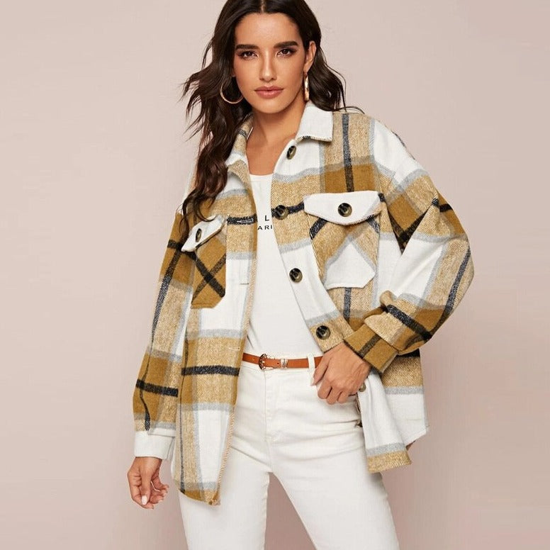 R&B | Karierte Jacke für Damen