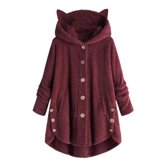 R&B | Plüsch Gefütterte Katzenjacke