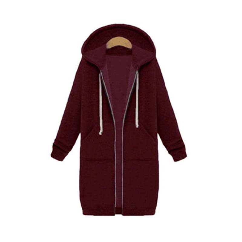 R&B | Chic lange Sweatshirtjacke