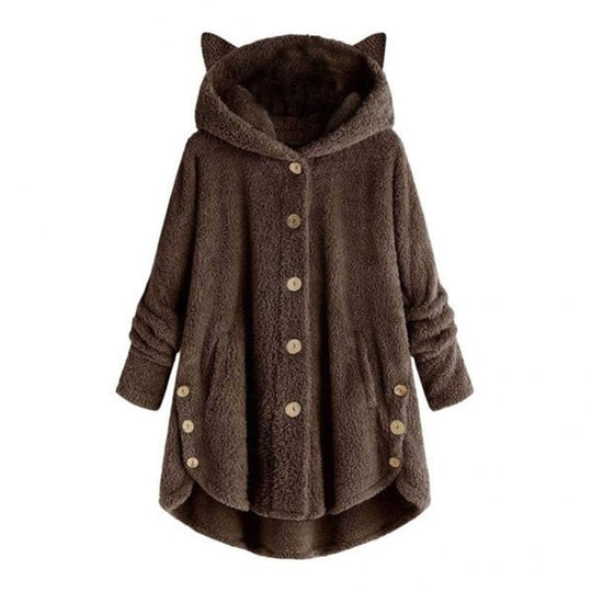 R&B | Plüsch Gefütterte Katzenjacke