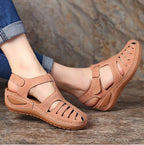 Leder Retro Orthopädische Sandalen R&B