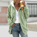 R&B | Cardigan Kuschelige Kapuzenjacke Für Frauen