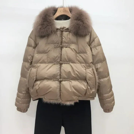 R&B | Bauschjacke Rosarot