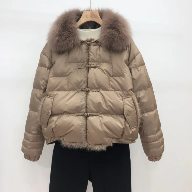 R&B | Lockere Pufferjacke - Warm & Vintage