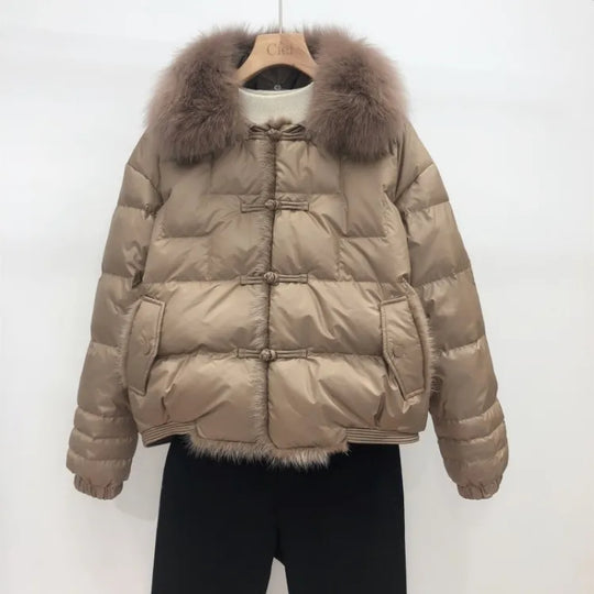 R&B | Lockere Pufferjacke - Warm & Vintage