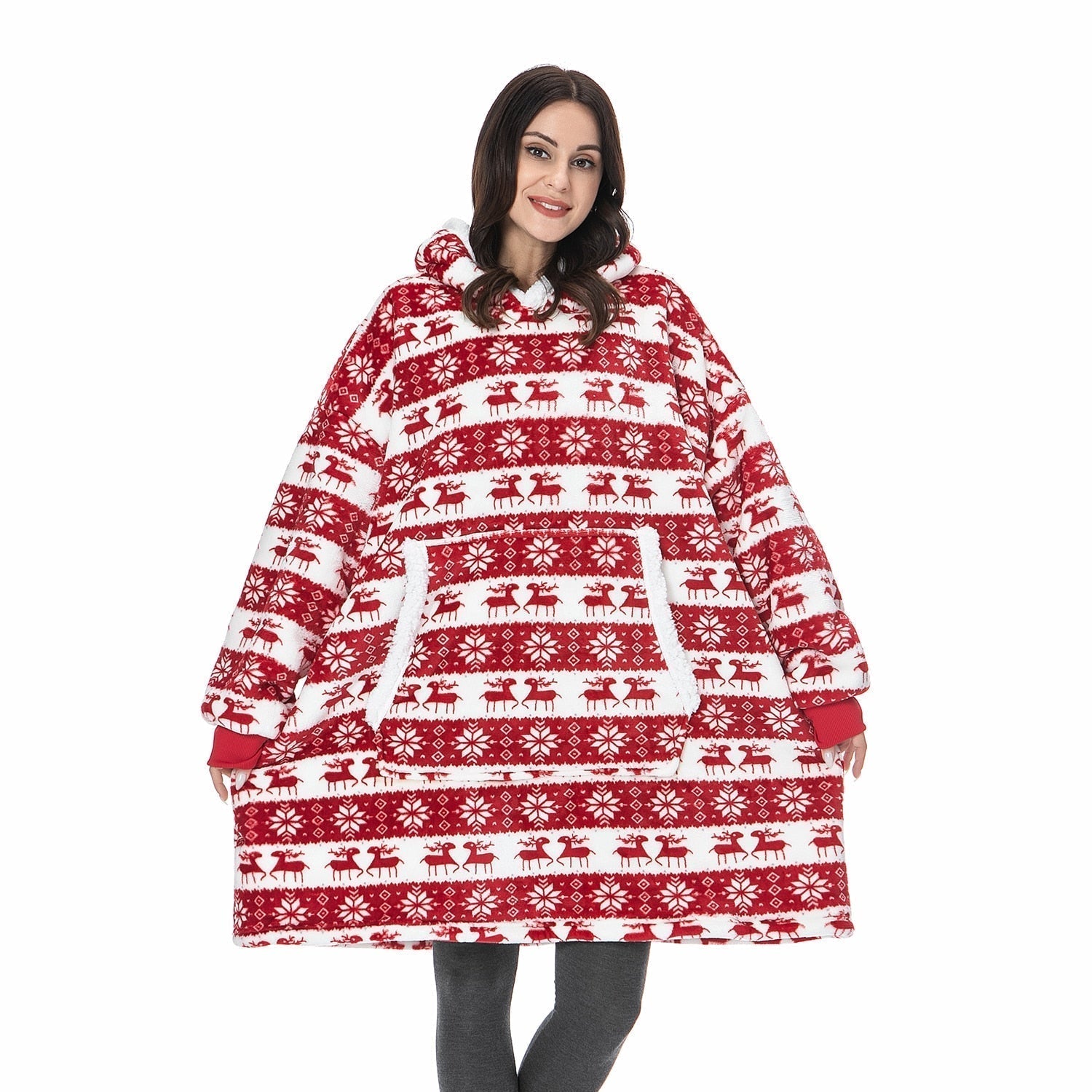 R&B | Übergröße Damen Kapuzenpullover mit Kapuze