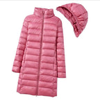 R&B | Ultraleichte Lange Daunenjacke für Damen