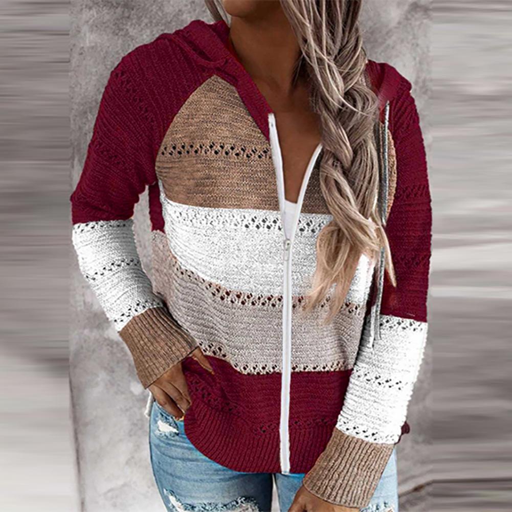 R&B | Strickpullover mit Kapuze Atmungsaktives Material Lässiger Stil
