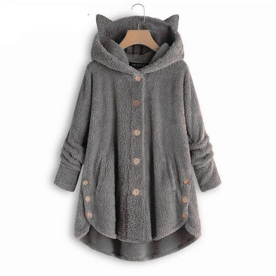 R&B | Plüsch Gefütterte Katzenjacke