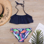 R&B | Neu Falbala Kids BadR&Bekleidung Badeanzug Neuer Druck Mädchen Kid Bikini Set 5 14 Jahre Kinder Bandage Schwimmanzug Strandbekleidung A247