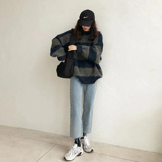 R&B | Französischer Winterpullover In Zwei Farben