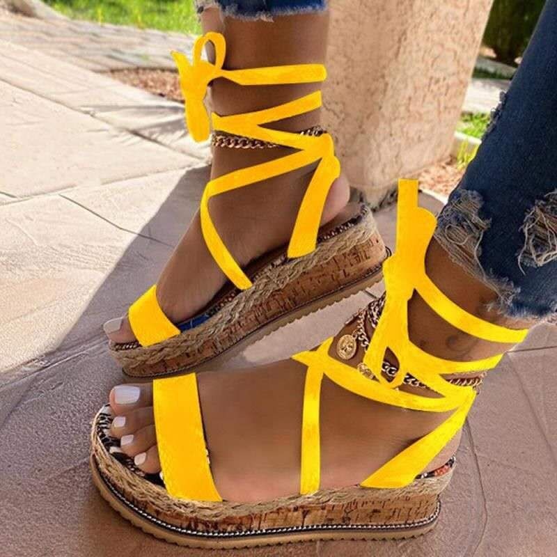 Strap Cross Frauen Sandalen R&B