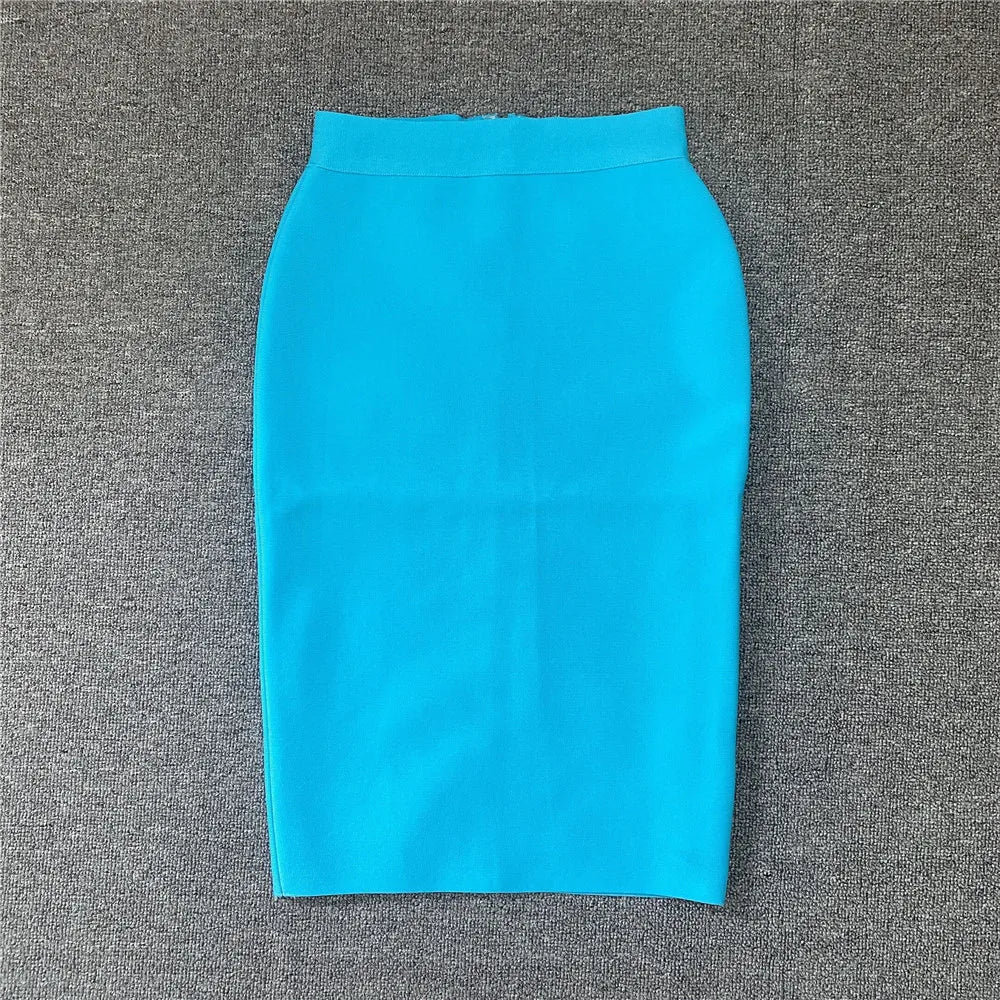 R&B | Frauen Neue Rayon Bandage Rock Elegante Bleistiftrock Berühmte Sexy Club Party Kleidung Vintage Vestios
