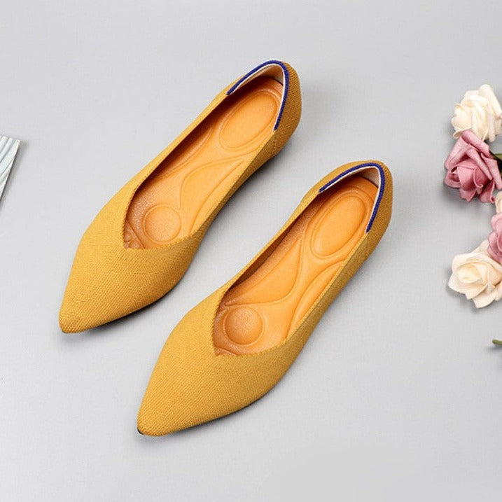 Beige BallerinaKomfortschuhe R&B