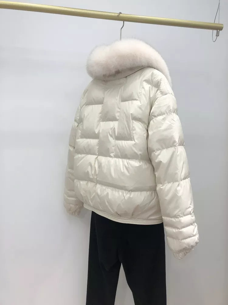 R&B | Lockere Pufferjacke - Warm & Vintage