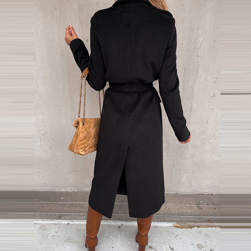 R&B | Winterjacke mit Bindegürtel