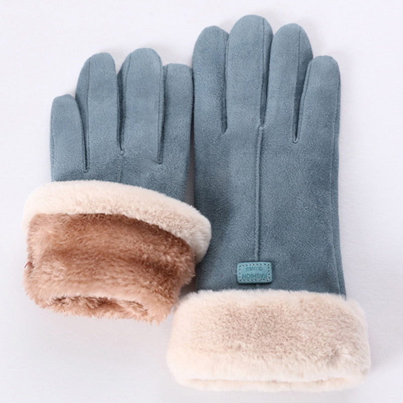 R&B | Schicke und Stilvolle Winter Furry Handschuhe für Frauen