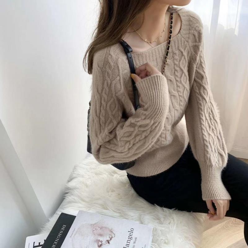 R&B | Quadratkragen Pullover