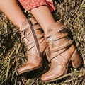 R&B | Damen Lederstiefel Zeitloser Stil, Langlebiges Design, Perfekt für Alle Jahreszeiten