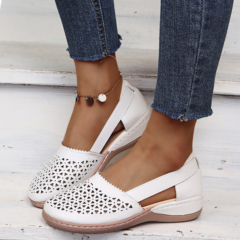 R&B | Atmungsaktive Retro Flache Sandalen