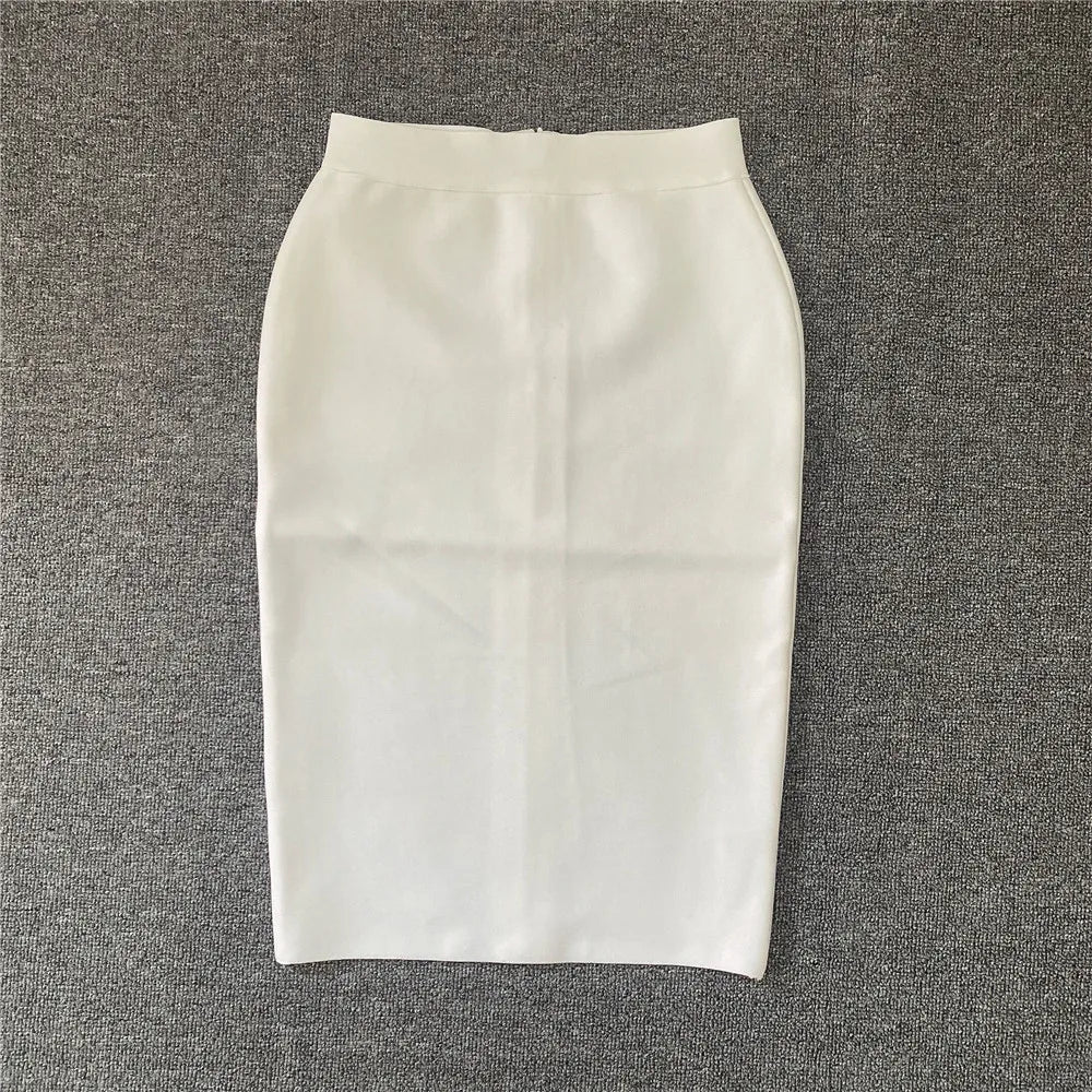 R&B | Frauen Neue Rayon Bandage Rock Elegante Bleistiftrock Berühmte Sexy Club Party Kleidung Vintage Vestios