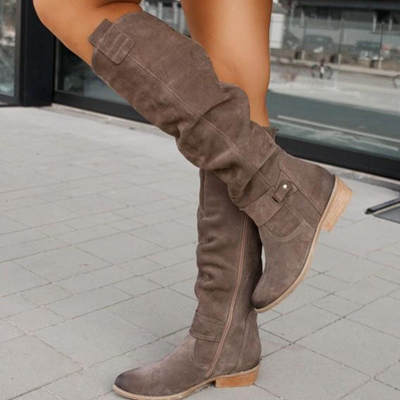 R&B | Warme Wildlederstiefel - Gemütliche Winterschuhe