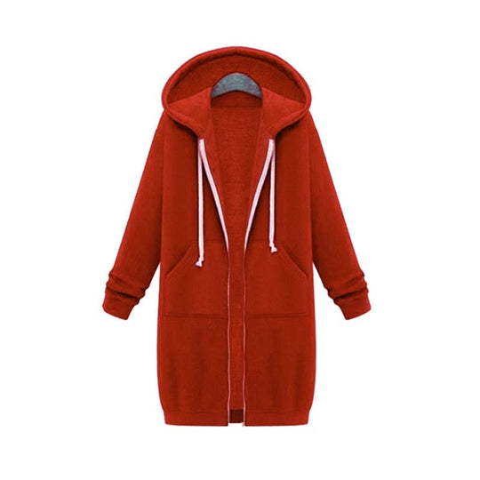 R&B | Schicke lange Sweatshirtjacke