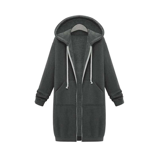 R&B | Schicke lange Sweatshirtjacke