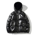 R&B | Winddichte metallische Winter-Pufferjacke